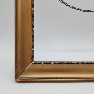 Art Deco Wood Picture Photo Frame Gesso AS IS 13.5"x18.75" VTG